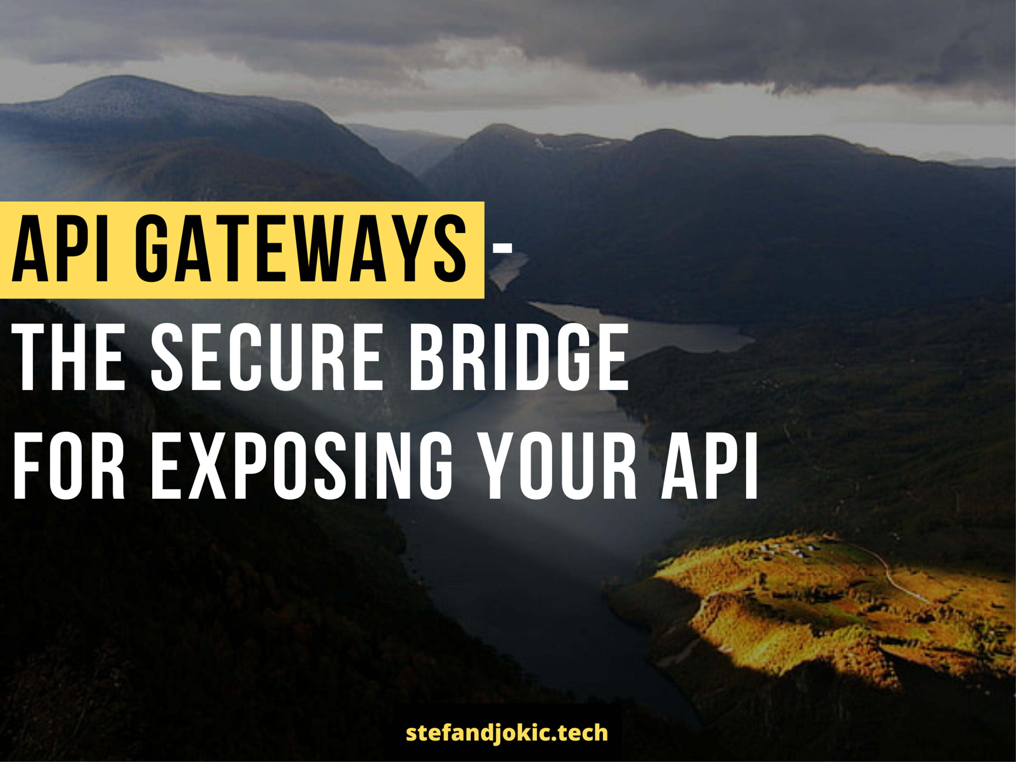 Api Gateways - The secure bridge for exposing your api