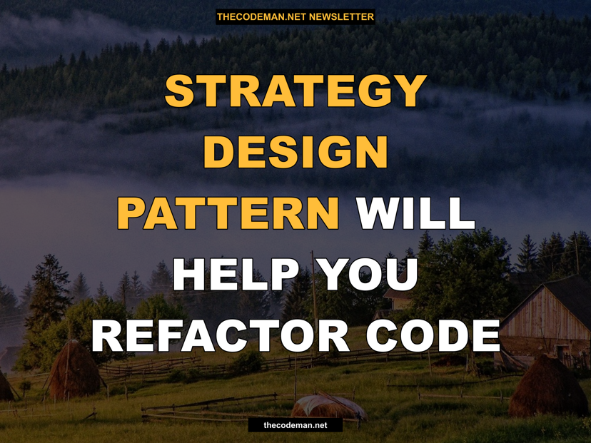 Strategy Design Pattern will help you refactor code