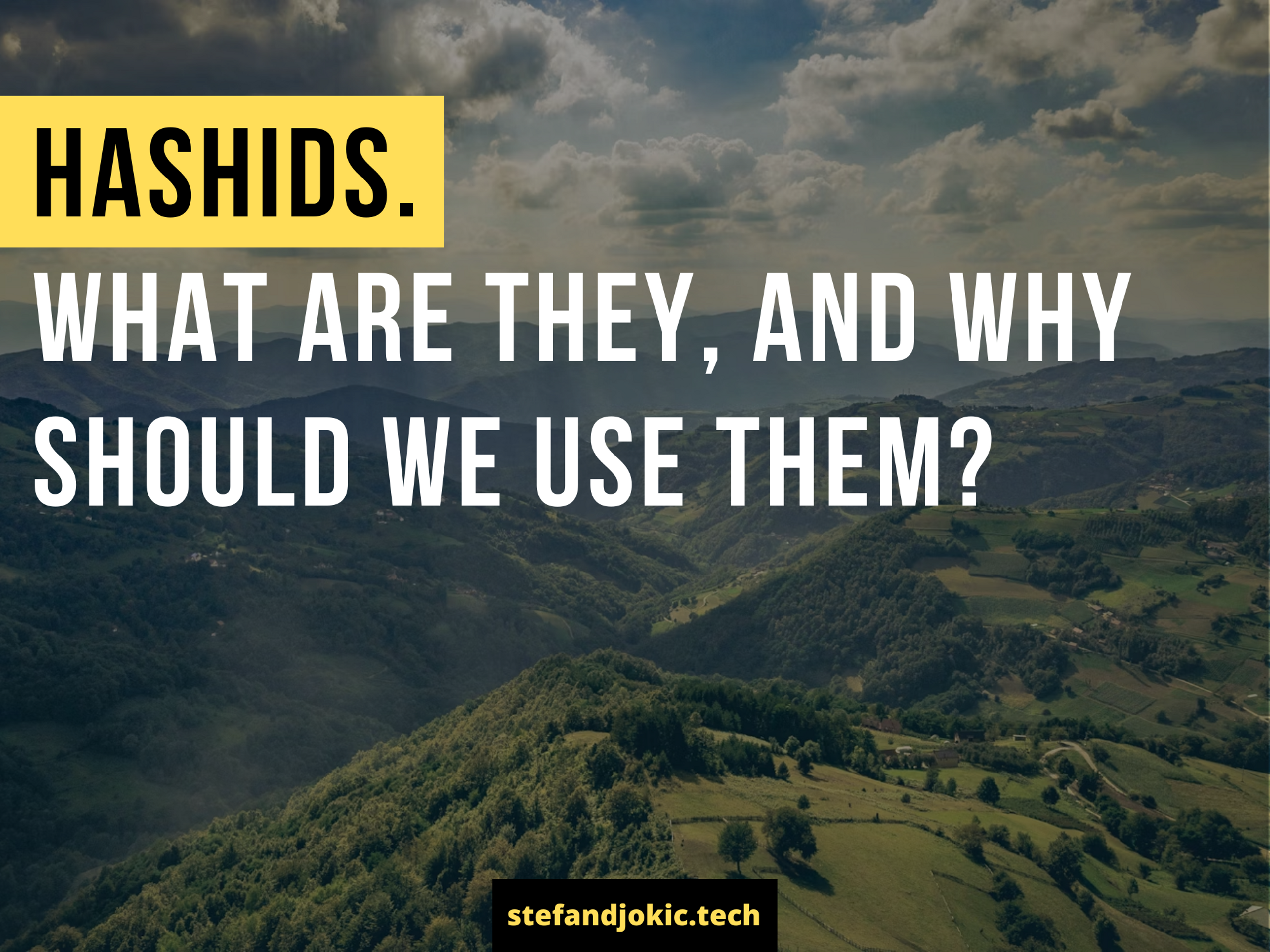 HashIDs. What are they, and why should we use them?