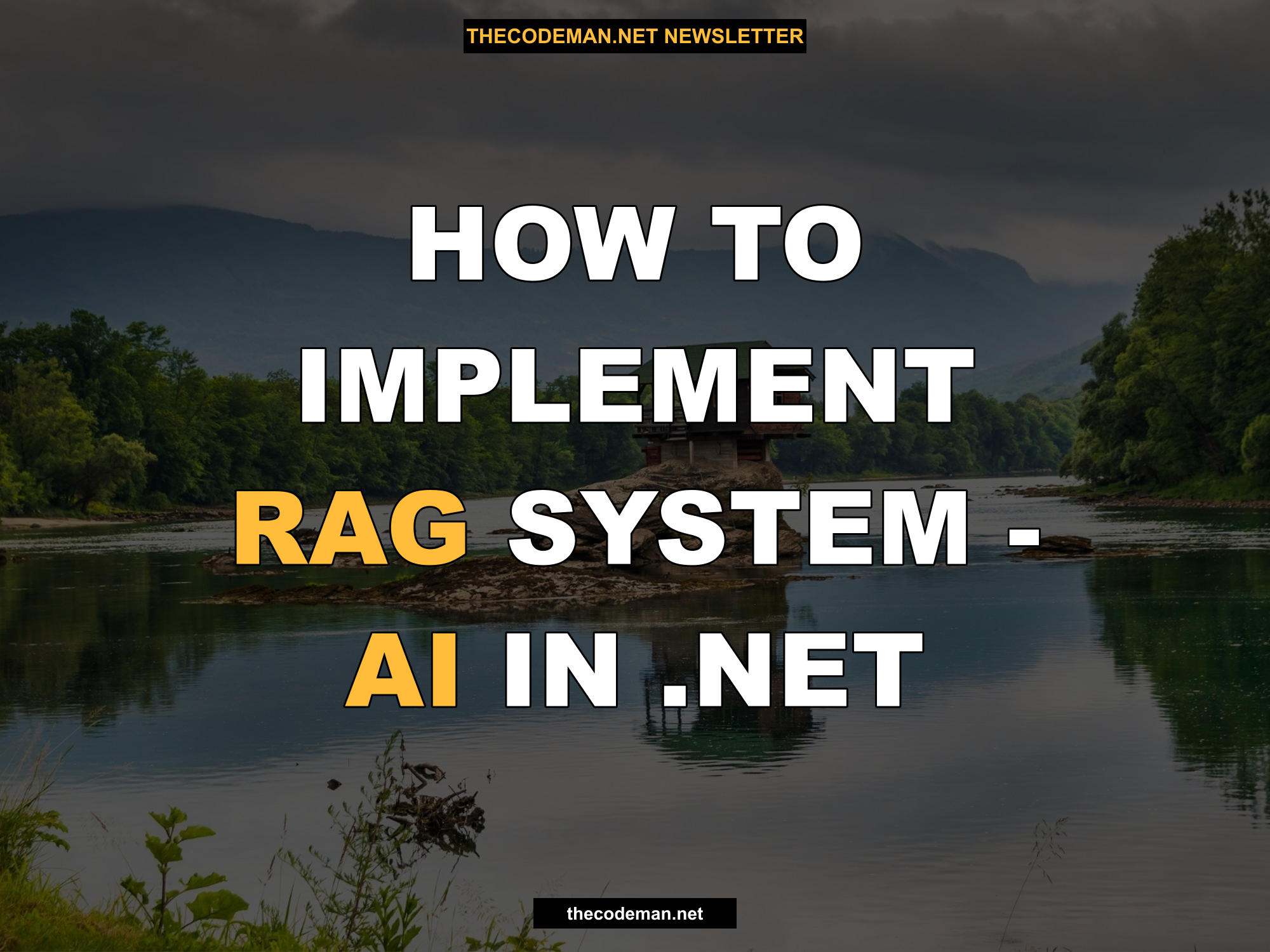 How to implement RAG system - AI in .NET
