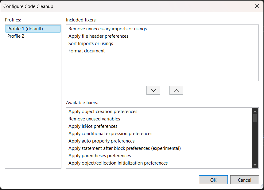Visual Studio cleanup automation